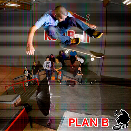 PLAN B 进口滑板板面JOSLIN法国野兽SHECKLER签名款板面 赠送砂纸