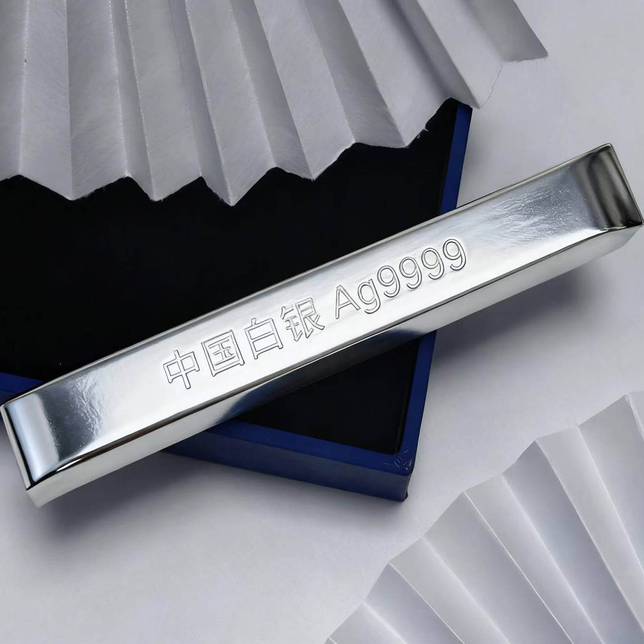 创富白银9999纯银银条投资理财足银银块银砖收藏可回收投资银现货