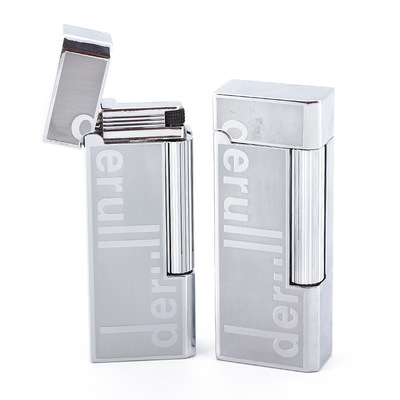 气体打火机侧滑金属点烟器