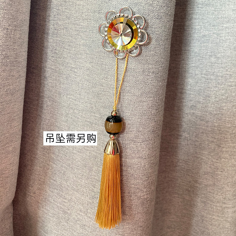太阳花百搭5CM装饰水晶扣纽扣