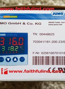 Jumo 00448625 久茂全新温控器 703041/181-200-23/000 dTRON 316