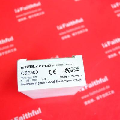 O5E500 易福门全新光电传感器 O5E-FPKG/US100