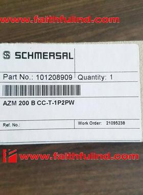 Schmersal 101208909 施迈赛全新安全开关 AZM 200 B CC-T-1P2PW