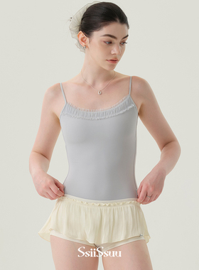 SsiiSsuu芭蕾舞服舞蹈运动形体服舞蹈服成人网纱练功连体服1158
