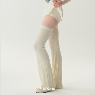 ssiissuu天丝羊毛长袜芭蕾舞蹈训练护腿保暖秋冬2802