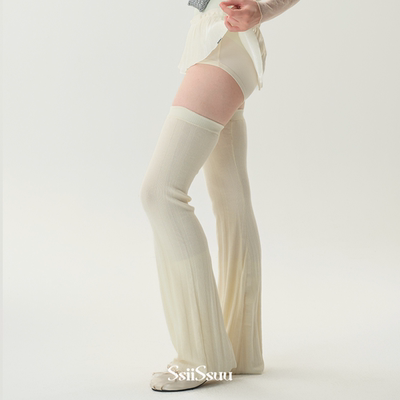 ssiissuu天丝羊毛长袜芭蕾舞蹈训练护腿保暖秋冬2802