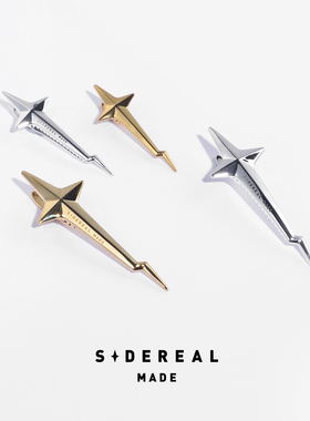 siderealmade 闪电星发夹 双材质可选