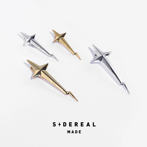 sidierealmade闪电星纯银发夹