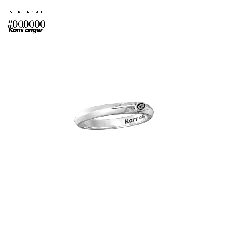 联名细款卫星中性戒指