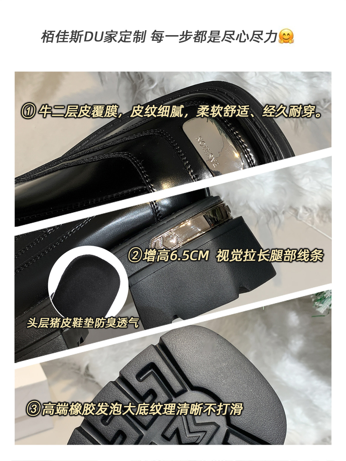 여성용 굴뚝 부츠 2024 여성용 새 플랫폼 두꺼운 밑창 마틴 부츠 영국 스타일  가죽 짧은 부츠 여성용 인기 첼시 부츠