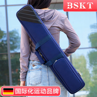 专业台球杆包收纳包杆盒二分之一杆桶大头杆袋三槽杆套小头杆筒