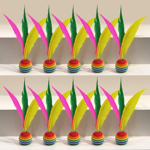 10只装板羽球成人板球板