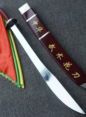 武术刀表演刀太极刀练功花刀单刀未开刃训练女士软刀响刀儿童竞赛