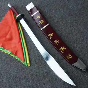 武术刀表演刀太极刀练功花刀单刀未开刃训练女士软刀响刀儿童竞赛