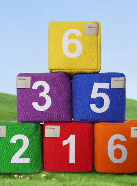 儿童数字丢沙包幼儿园小学生专用成人投掷沙包扔小沙袋体育课口袋