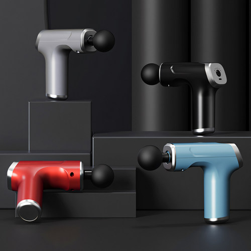 按摩震动筋膜枪电动深层按摩放松健身肌肉按摩器拉伸