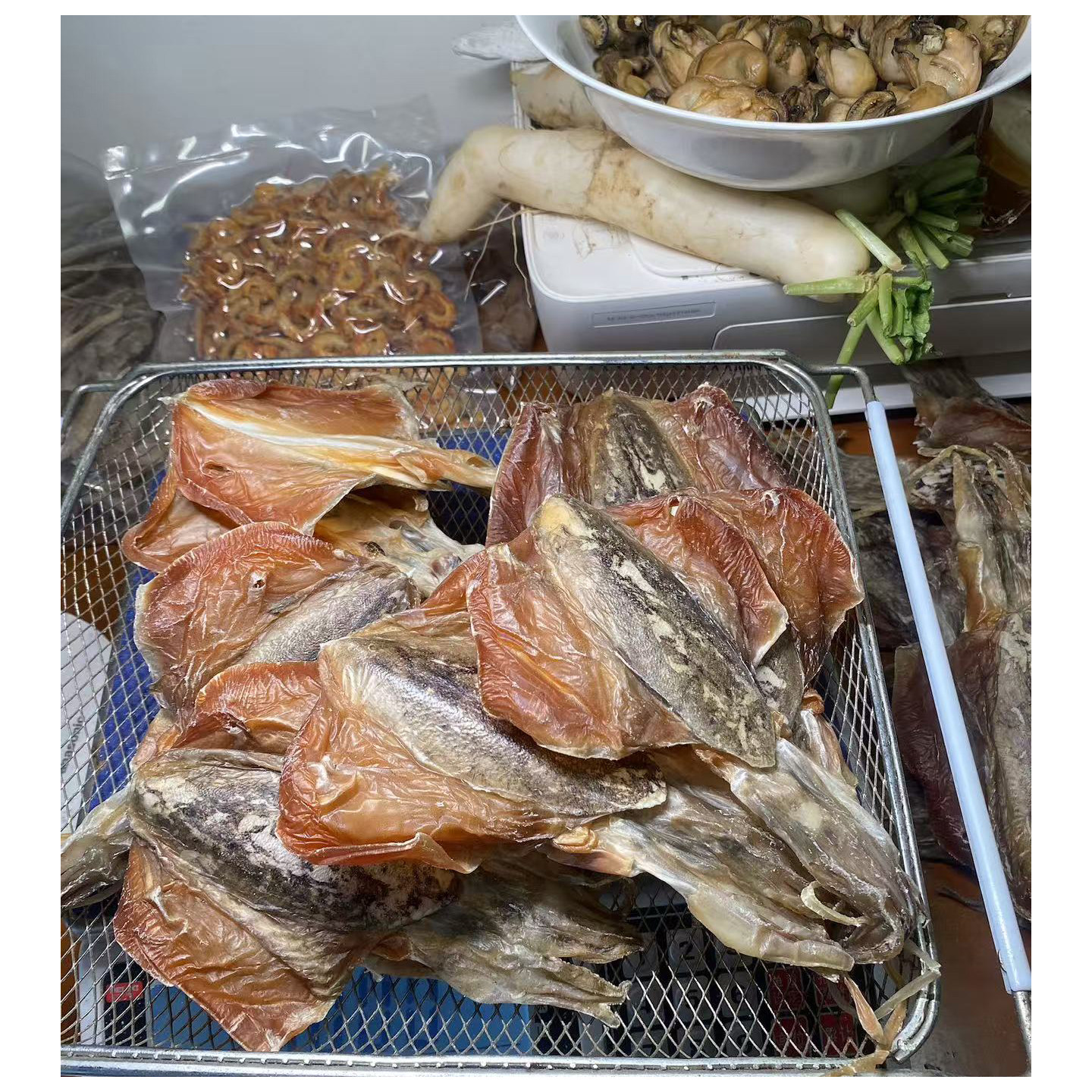 广西北海特产无盐特级墨鱼干孕妇煲汤食用天然淡晒大血墨