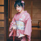 拍照浴衣日本神明少女传统日系 传统女装 和服改良女日式 粉色正装