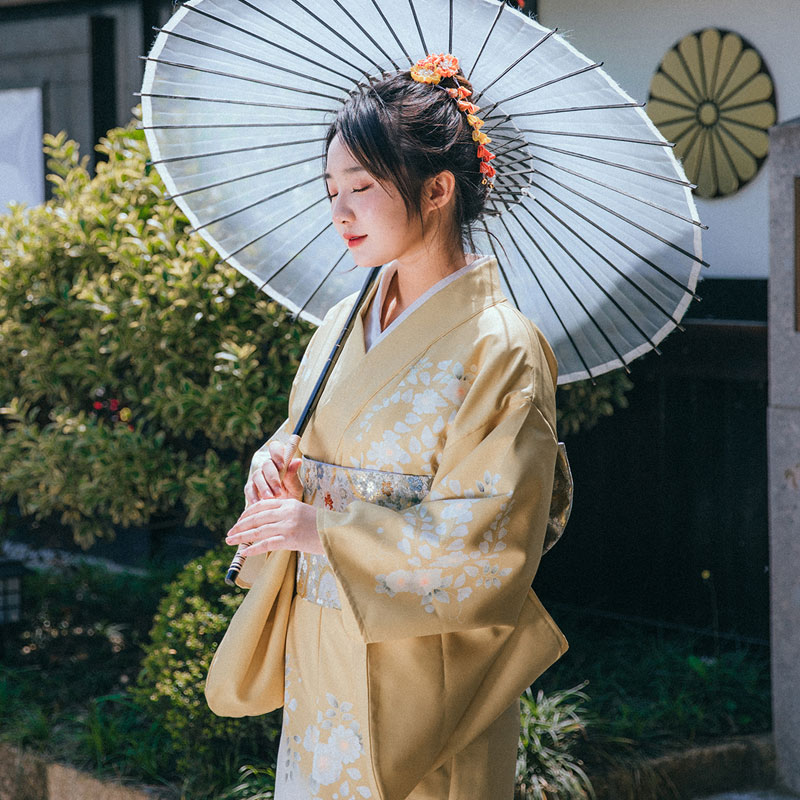 日式浴衣改良版神明少女正统和服