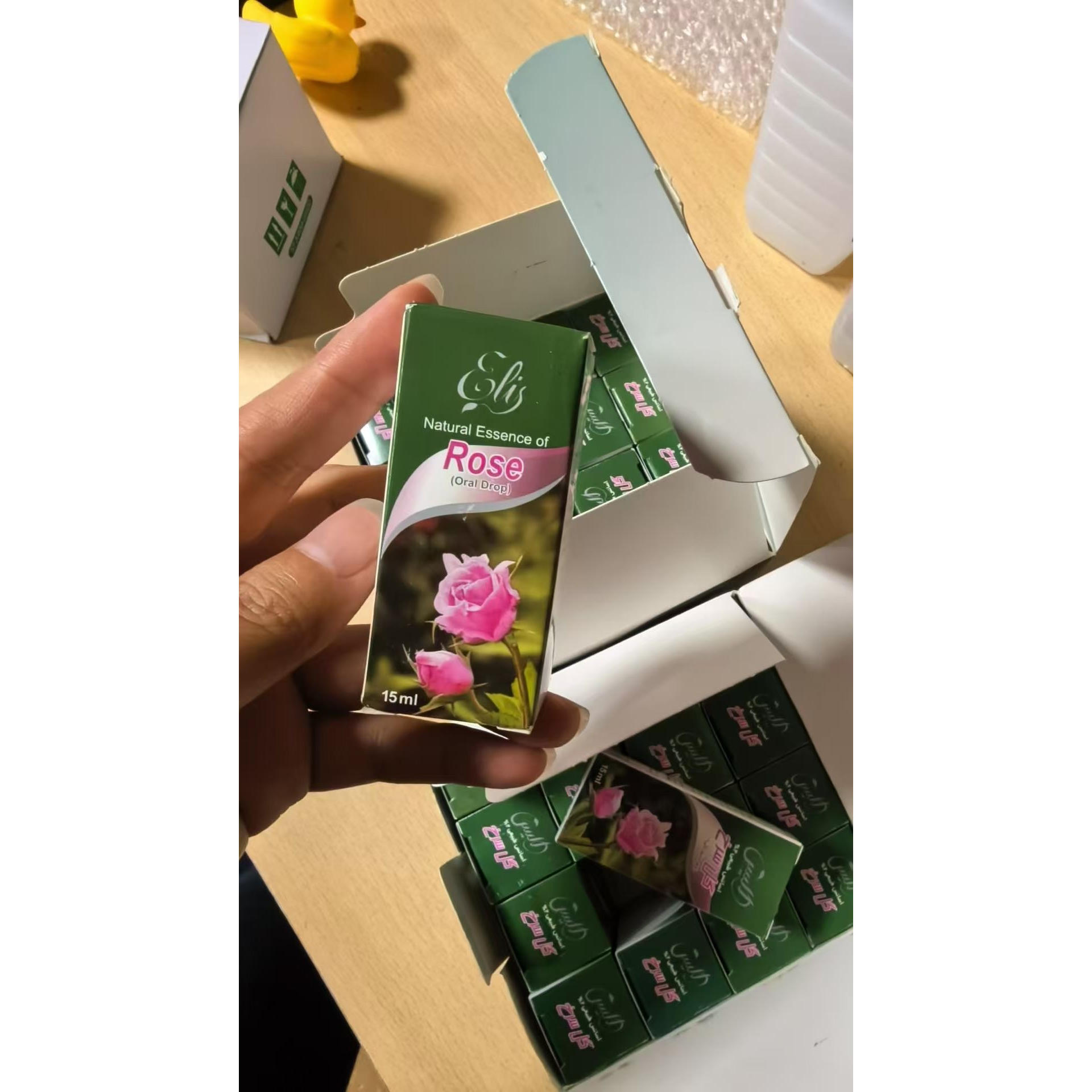 伊朗本土版老字号barij玫瑰精油 藏红花精油亮肤痘印身体按摩15ml