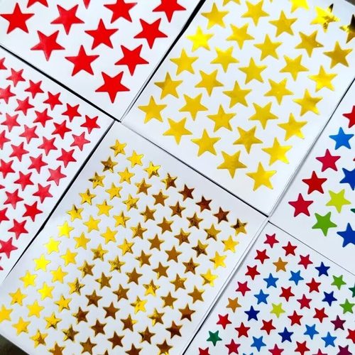 五角星星贴纸学生儿童表扬奖励贴