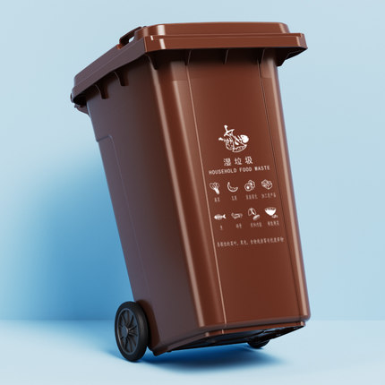 垃圾桶大号大容量户外分类环卫桶240升商用社区物业120L加厚餐饮