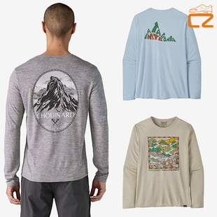 巴塔哥尼亚25新款Patagonia Cool Daily Graphic C1速干男款长袖T