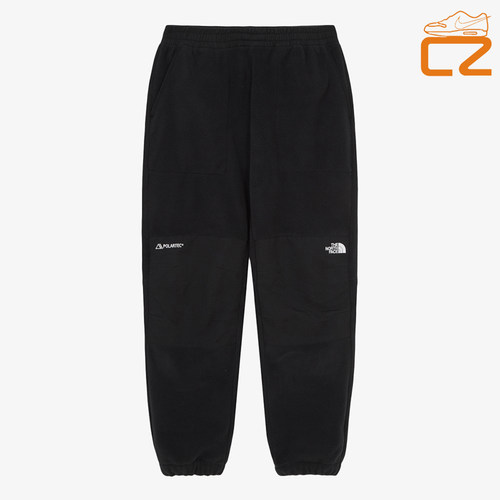 北面TheNorthFace秋冬黑色抓绒摇粒绒加绒加厚收口收脚运动卫长裤