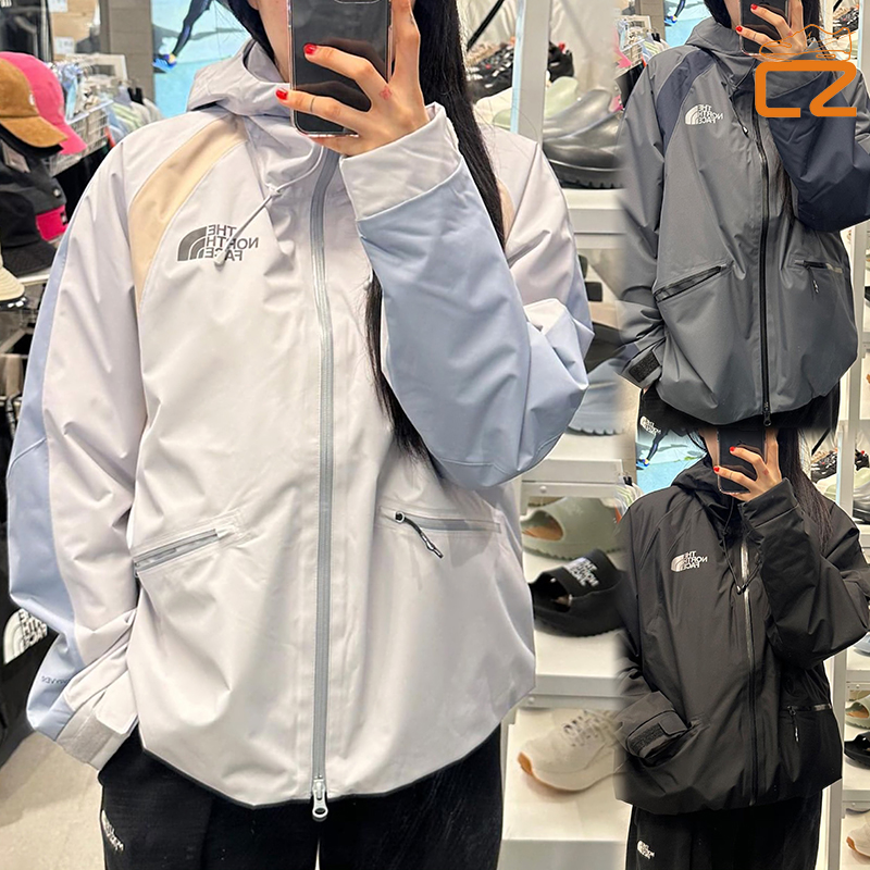 北面软壳冲锋衣加棉男女款连帽