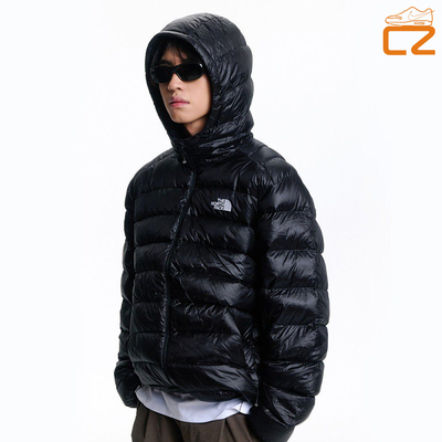北面TheNorthFace超轻保暖防风防水连帽男女款连帽排骨鸭绒羽绒服