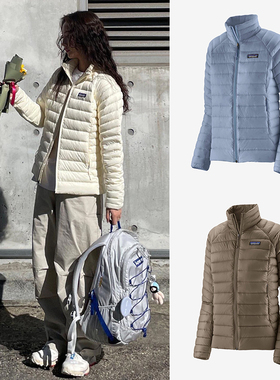 Patagonia巴塔哥尼亚 Down Sweater 女款立领排骨羽绒服800蓬松度