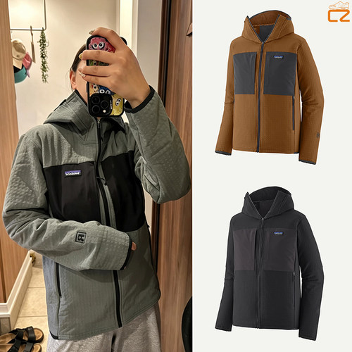 巴塔哥尼亚Patagonia R2 TechFace 男款秋冬防风防雨抓绒连帽夹克