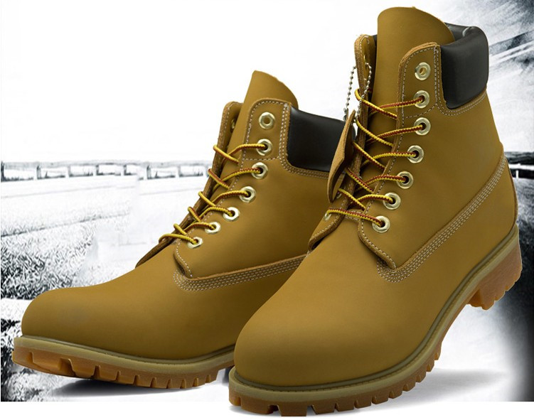 thumbnail for Centennial classic rhubarb boots autumn and winter waterproof non-slip warm leather short anti-fatigue retro tooling Martin hiking shoes