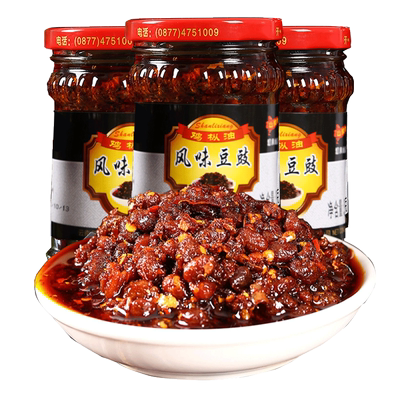 云南易门鸡枞油风味豆豉260g*3瓶