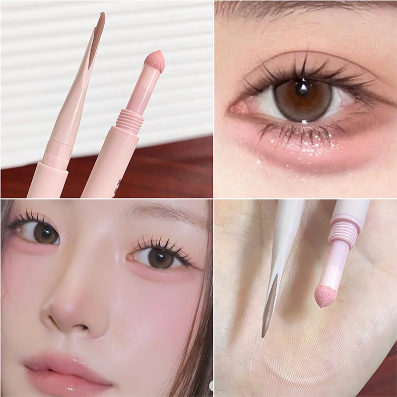 韩女速成！粉嫩卧蚕妈生氛围双头卧蚕笔下至阴影提亮幼态修容大眼,彩妆/香水/美妆工具,卧蚕笔,淘宝优惠券,粉丝福利购,淘宝优惠卷