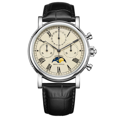 航空飞行员计时多功能手动机械手表