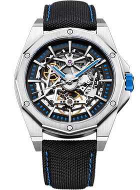 海鸥表手表男机械表全镂空时尚潮流男士腕表锋芒系列6095