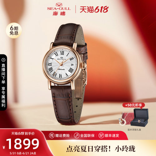 海鸥表小玲珑复古机械表女士手表