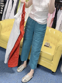 新款 女2025年夏季 显瘦哈伦裤 大码 子 薄款 遮肉萝卜裤 棉麻直筒休闲裤