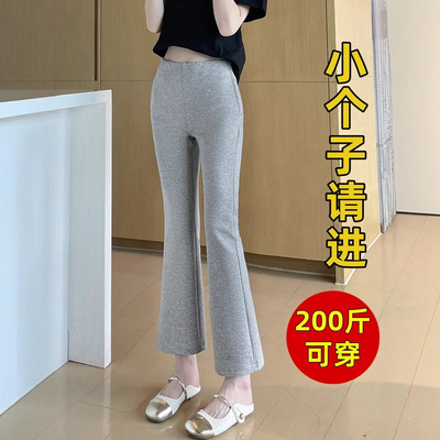 秋冬加绒显瘦微喇裤51