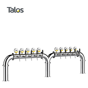 Talos塔罗斯精酿啤酒打酒头酒吧不锈钢啤酒塔M型酒柱10孔1049102