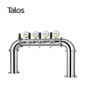 Talos塔罗斯桶装精酿啤酒出酒头不锈钢酒柱酒塔大门形4孔1046407