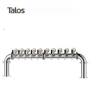 Talos塔罗斯精酿啤酒打酒头不锈钢啤酒柱酒塔大门形10孔1046103