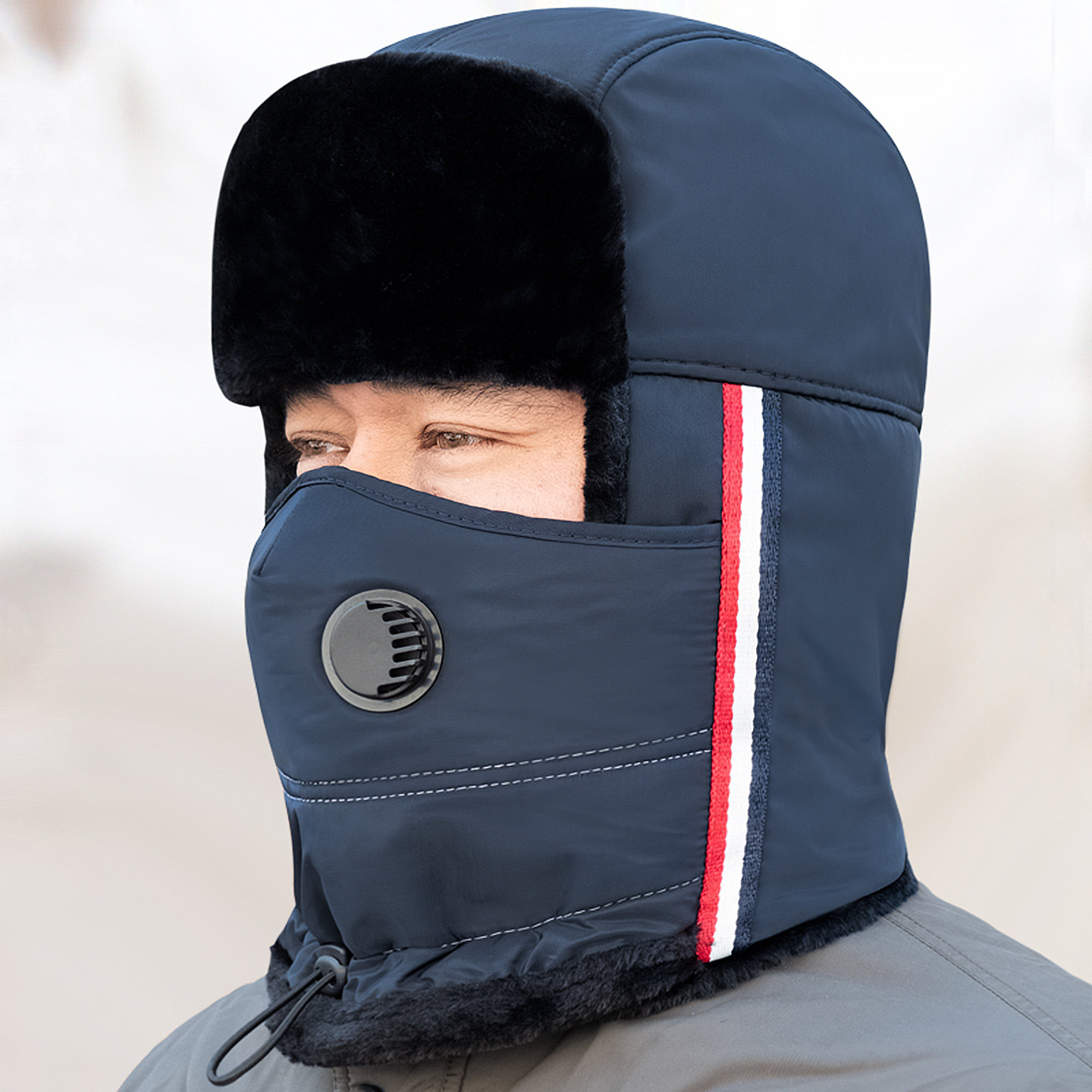 雷锋帽子男冬季加绒加厚保暖棉帽电动车防风防寒骑车护耳帽雪地帽,服饰配件/皮带/帽子/围巾,帽子,淘宝优惠券,粉丝福利购,淘宝优惠卷