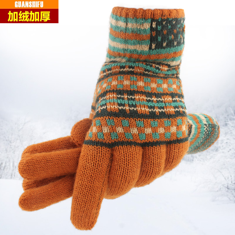 Gants pour homme en de laine - Ref 2782378 Image 1