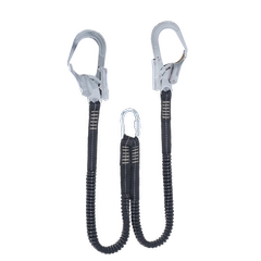 dây an toàn 2 móc Dây đai an toàn kết nối dây thợ điện xây dựng ngoài trời dây thun chống rơi có thể thu vào dây định vị dây bảo hộ leo cây dây an toàn lao động