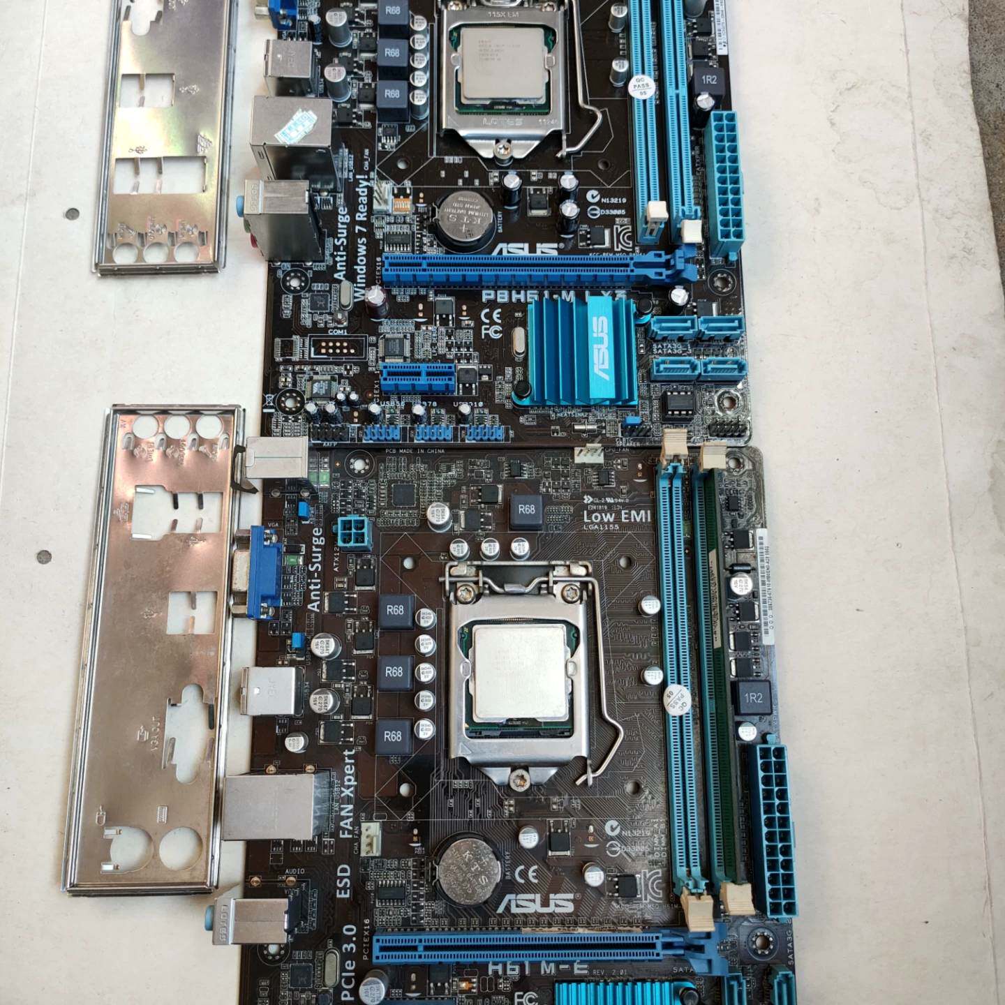 可维修两套H61主板3二代Cpu套装，有挡板，品像详情议价图片
