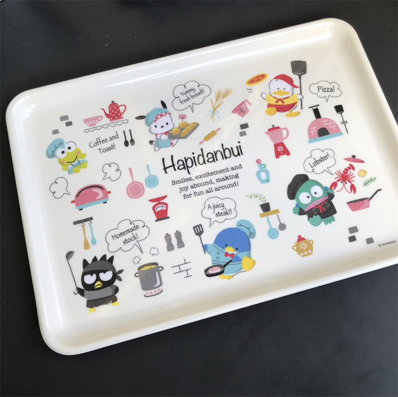 出日本 原d 鱼怪 企鹅 PC狗 青蛙 XO 鸭子厨师系列密胺托盘