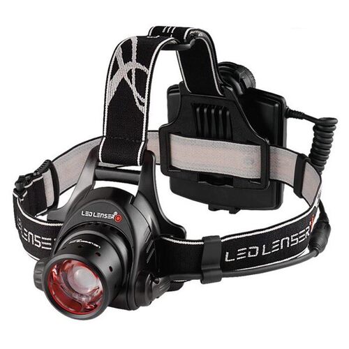 德国LED LENSER H14R.2 户外钓鱼手术轻便携野营充电超亮强光头灯