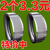 不锈钢压蒜器厨房多功能拍大蒜压蒜泥挤蒜末蒜蓉环形手动捣蒜神器